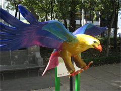 Mexico Bicentennial, Puerto Vallarta Eagle on Main Square